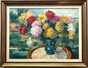 KVAPIL Charles - Bouquet de chrysanthèmes