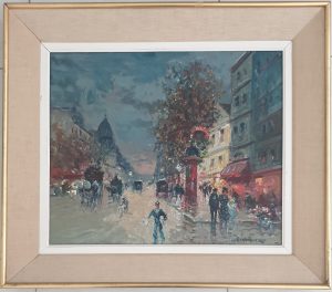 AMEGLIO Merio - Les Boulevards sous la pluie